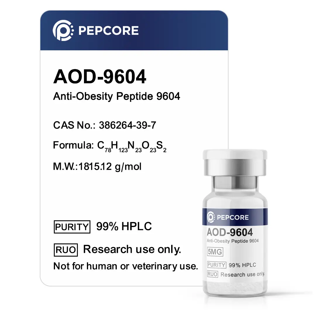 AOD-9604 5 mg 5 mg - Research Peptide | Pepcore