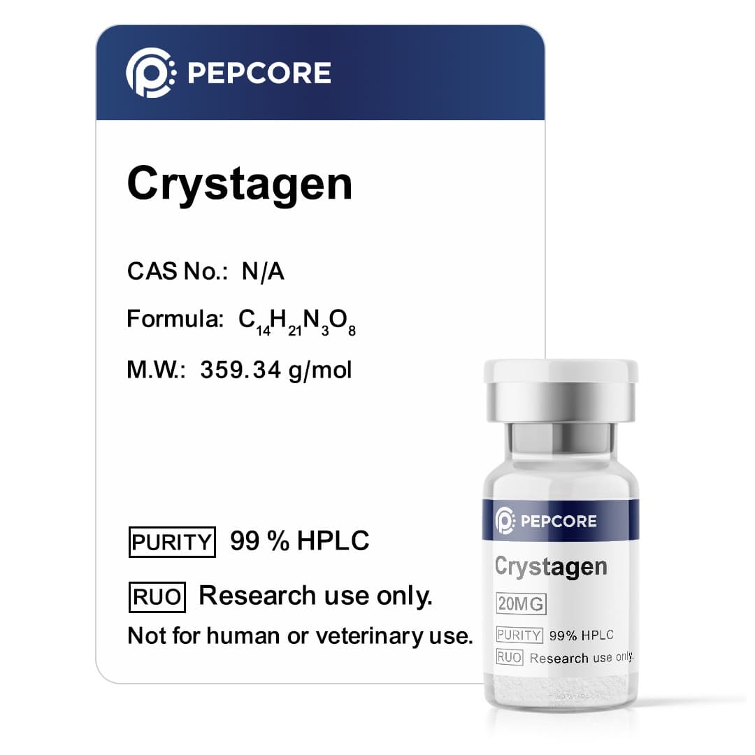 Crystagen 20 mg 20 mg - Research Peptide | Pepcore