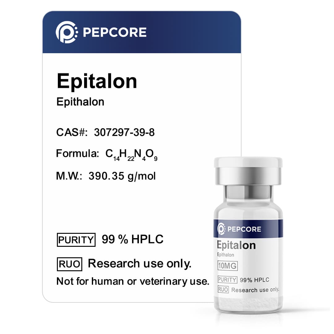Epitalon 10 mg - Research Peptide | Pepcore