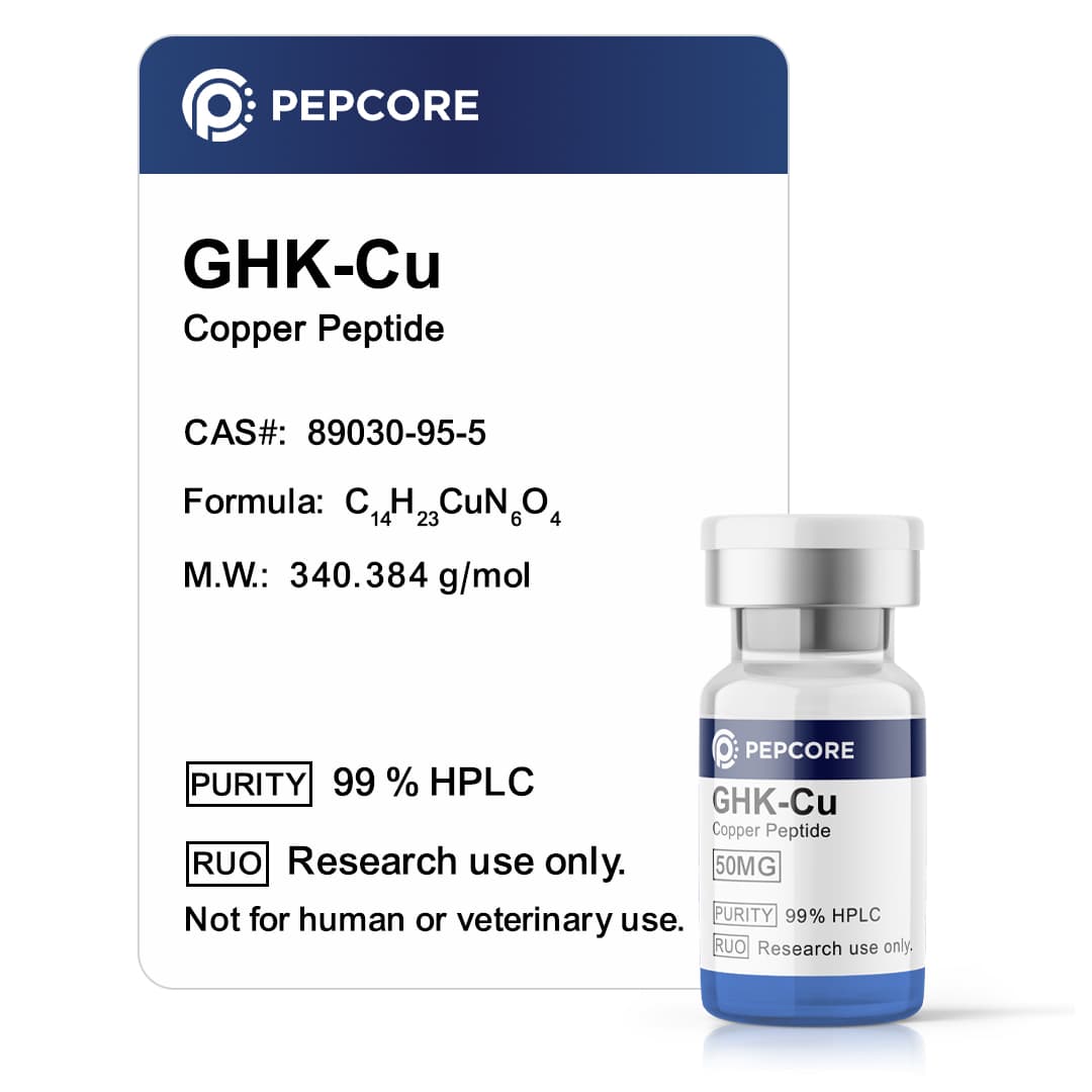 GHK-Cu 50 mg - Research Peptide | Pepcore