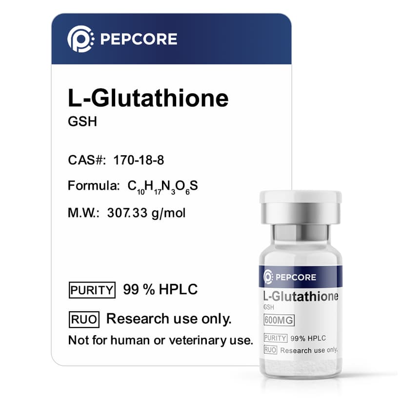 Glutathione 600 mg - Research Peptide | Pepcore