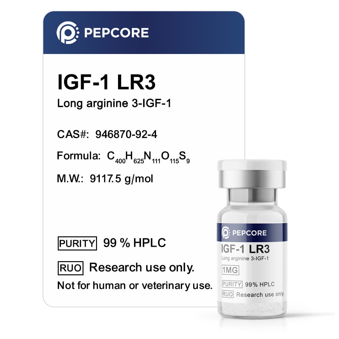 IGF-1 LR3 1 mg 1 mg - Research Peptide | Pepcore