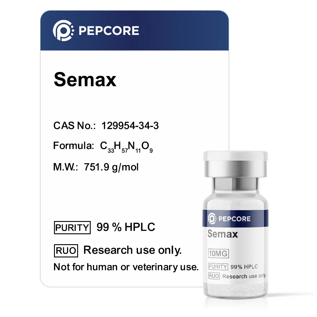 Semax 10 mg 10 mg - Research Peptide | Pepcore