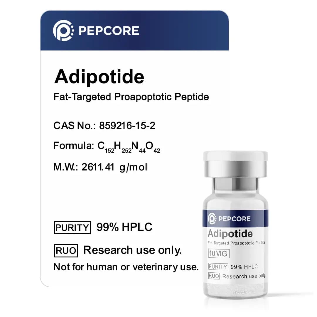 Adipotide (FTPP) 10 mg - Research Peptide | Pepcore