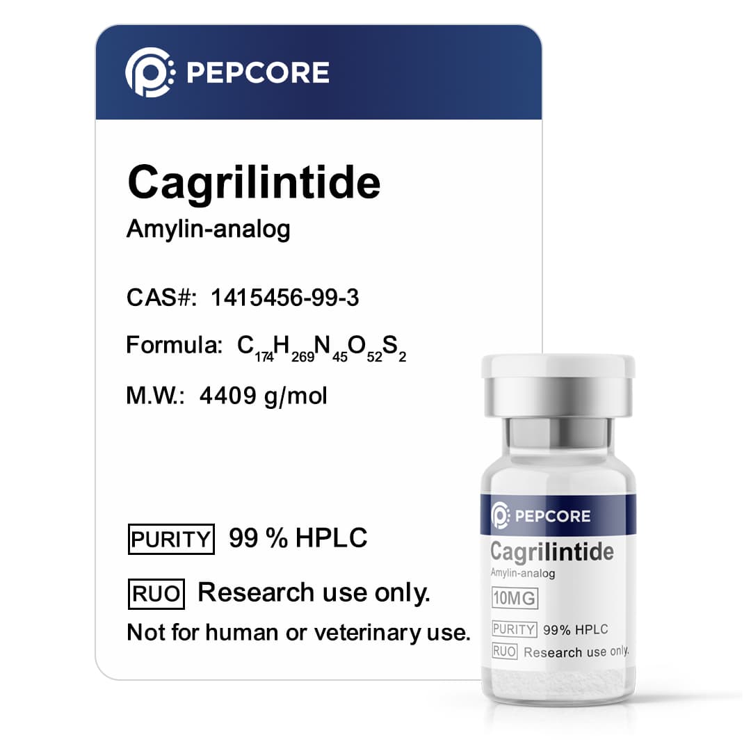 Cagrilintide 10 mg 10 mg - Research Peptide | Pepcore