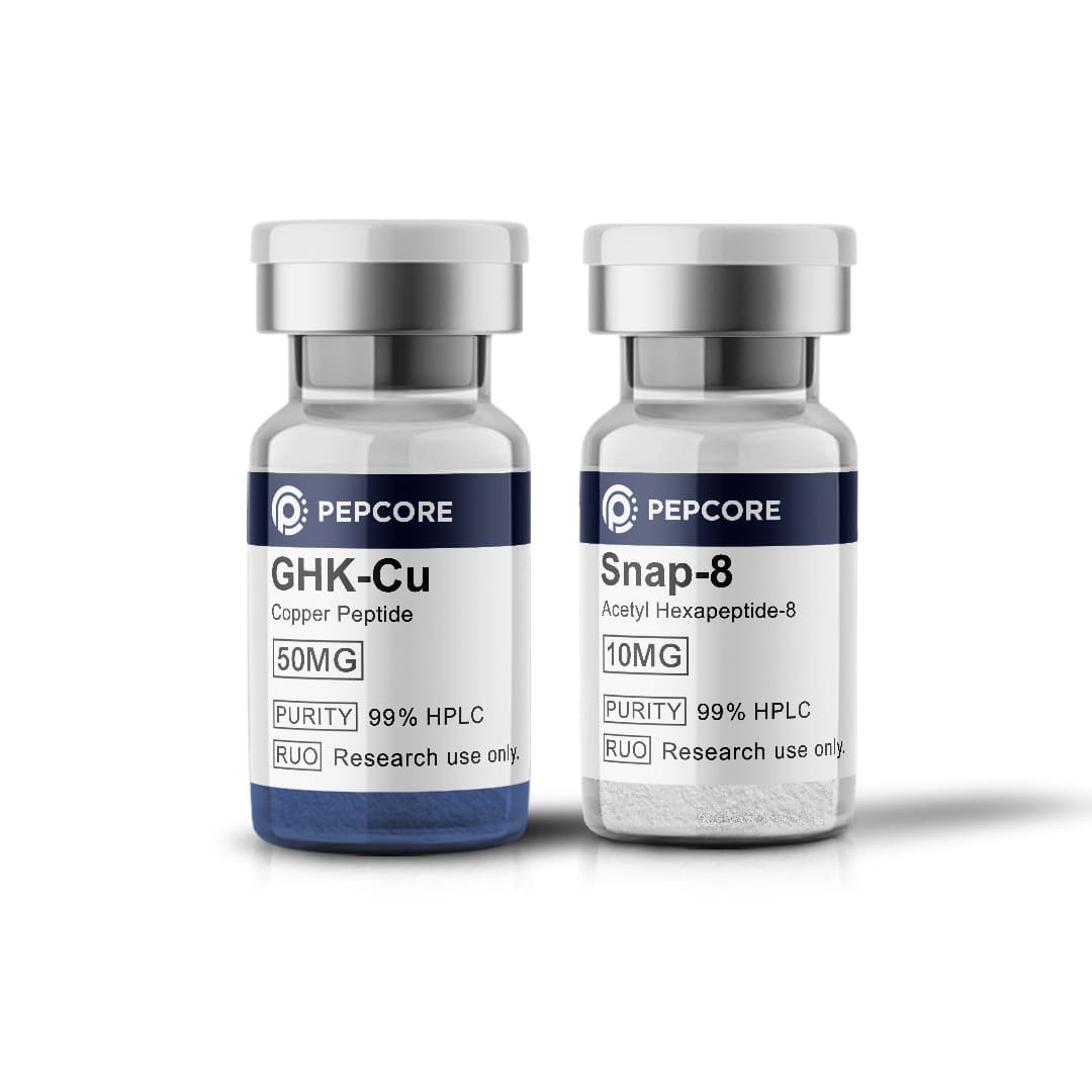 GHK-Cu + Snap-8 Bundle 2 vials - Research Peptide | Pepcore