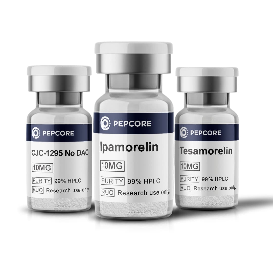 CJC-1295 + Ipamorelin + Tesamorelin Bundle 3 vials - Research Peptide | Pepcore