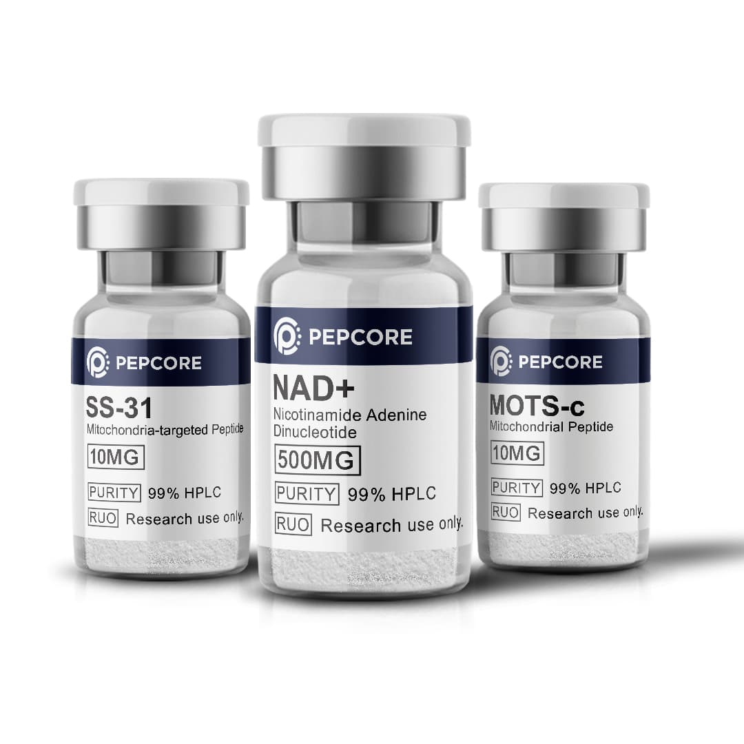 MOTS-c + SS-31 + NAD+ Bundle 3 vials - Research Peptide | Pepcore