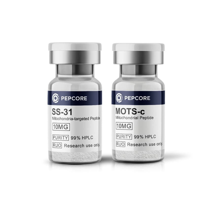 MOTS-c 10 mg + SS-31 10 mg Bundle - Research Peptide Bundle | Pepcore