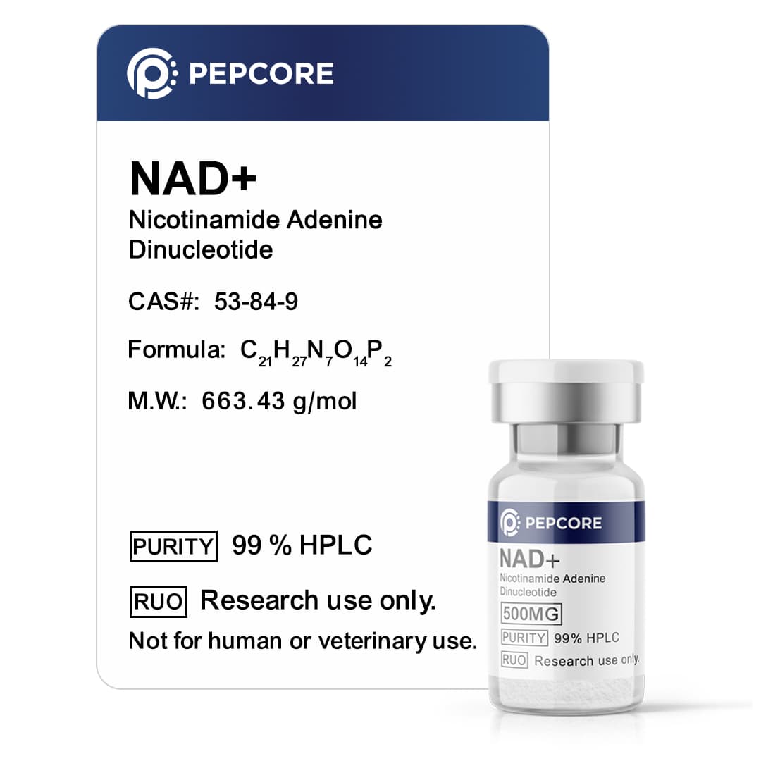 NAD⁺ 500 mg - Research Peptide | Pepcore