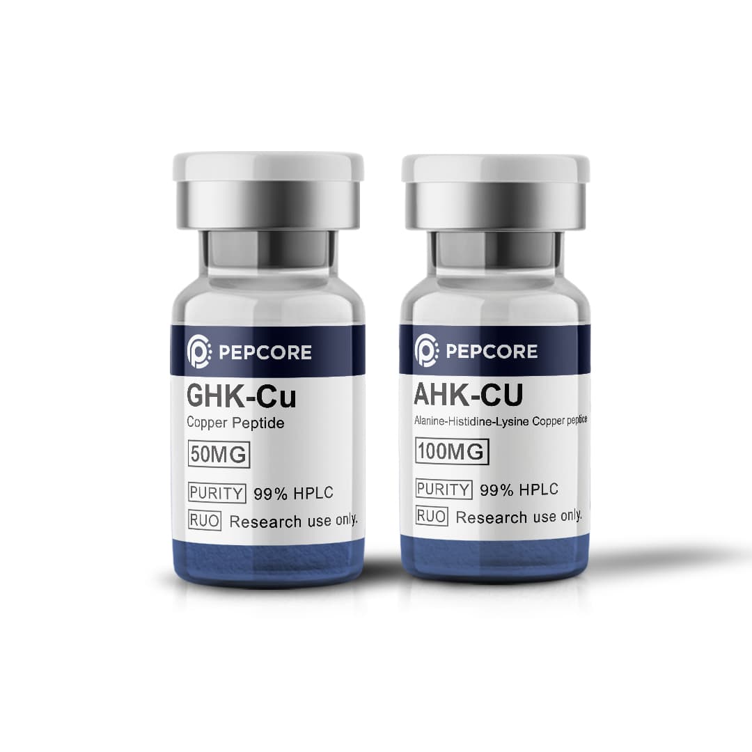 GHK-Cu + AHK-Cu Bundle 2 vials - Research Peptide | Pepcore