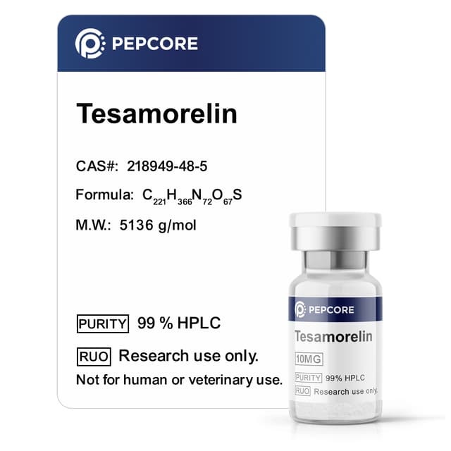 Tesamorelin 10 mg - Research Peptide | Pepcore
