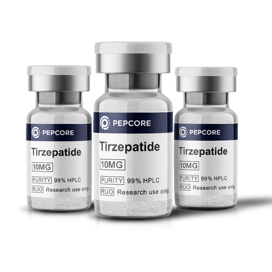 3x Tirzepatide 10 mg Bundle 3 vials - Research Peptide | Pepcore